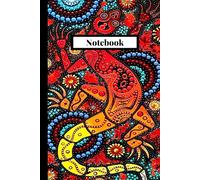 Australian Aboriginal Art Print Pattern Lined Notebook Planner: 6" X 9" with 120 high quality lined white pages