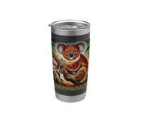 Australian Aboriginal Art Stainless Steel Insulated Tumbler