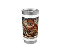 Australian Aboriginal Art Stainless Steel Insulated Tumbler