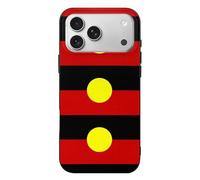 Australian Aboriginal Flag Cell Phone Basic Cases TPU Soft Cover Shockproof Slim Phone Case Compatible with iPhone 17/17 Air/17 Pro/17 Pro Max