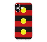 Australian Aboriginal Flag Cell Phone Basic Cases TPU Soft Cover Shockproof Slim Phone Case Compatible with iPhone 17/17 Air/17 Pro/17 Pro Max