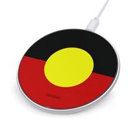 Australian Aboriginal Flag Funny Wireless Charger 10W Fast Charging Pad Compatible with iPhone Galaxy