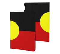Australian Aboriginal Flag Slim Tablet Cases Compatible with iPad Series Without Pencil Holder Protective Cover Compatible with ipad Pro/ipad Air3(10.5in)