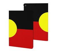 Australian Aboriginal Flag Slim Tablet Cases Compatible with iPad Series Without Pencil Holder Protective Cover Compatible with ipad 2019/2020/2021(10.2in)