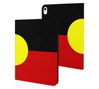 Australian Aboriginal Flag Slim Tablet Cases Compatible with iPad Series Without Pencil Holder Protective Cover Compatible with ipad Air5/air4 (10.9in) /ipad Pro 2018(11in)