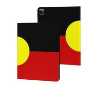 Australian Aboriginal Flag Slim Tablet Cases Compatible with iPad Series Without Pencil Holder Protective Cover Compatible with iPad Pro 2020/2021/2022 (12.9in)