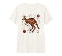 Australian Aboriginal Kangaroo Animal Lover Australia Premium T-Shirt