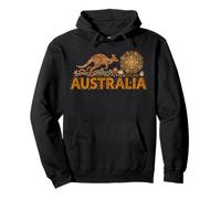 Australian Aboriginal Kangaroo Funny Animal Lover Australia Pullover Hoodie