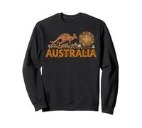Australian Aboriginal Kangaroo Funny Animal Lover Australia Sweatshirt