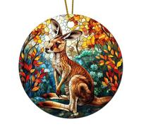 Australian Animal, Tropical Australian Wild Animal Christmas Tree Decorations Ceramic Noel Xmas Tree Hanging With Ribbon Xmas Ornaments