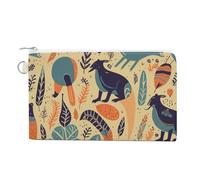 Australian Animals Coin Purses with Zipper, Personalized Zero Wallet for Shopping, Small Makeup Pouches Bag for Travel, Card Organizer Case, Portable Canvas Change Purses