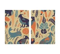 Australian Animals Passport Holder for Women Men PU Leather Passport Travel Wallet with Multiple Pockets