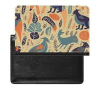 Australian Animals Passport Holder & Travel Wallet Passport Cover Protector Essentials with Credit Card Slots