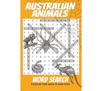 Australian Animals Word Search puzzle book: Wild Animals of Australian outback, put into puzzles, 55 puzzles, 110 pages