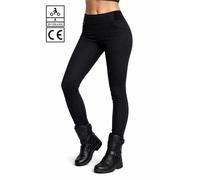 Bikers Gear Australia Women's Kl901-18 Ladies Kevlar Lined Protective Motorcycle Leggings with Removable CE Armour, Black, 18 UK