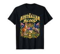 Australian Blood Vintage Australia Aussie Shirt Value Graphic T-Shirt