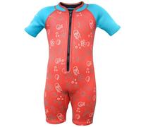 Australian Board Co | Baby Wetsuit | PULSE Summer Shorty Wetsuit | 3/2mm Thickness | Comfort Fit | Red & Blue | UK Size Age 4