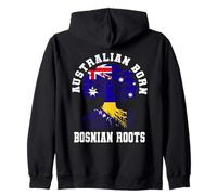 Australian Born Bosnian Roots Australia Bosnia Zip Hoodie