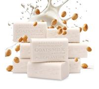 Australian Botanical Soap Bars | Goats Milk | Soya Bean Oil | 8 Bars, Net Wt. 3.4 lb