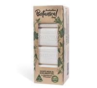 Australian Botanical Soap Goats Milk and Soya Bean Oil Triple-Milled, 8 Bars