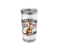 Australian Break Dance Coach Kangaroo Fun Stainless Steel Insulated Tumbler
