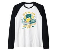 Australian Break Dance Team 2024 Break Dancing Raglan Baseball Tee