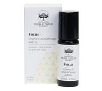 Focus Essence Aromatherapy Portable Roll-On (10ml) | Natural Study Aid | Australian Bush Flower Essences & Essential Oils | Vegan, Cruelty-Free