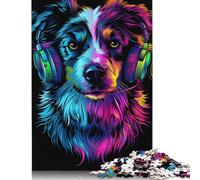 Australian Cattle Dog Art Jigsaws Puzzle 1000 Pieces Adult Jigsaw Puzzle Educational Games Toys Diy Wooden Creative Puzzle Gifts 1000pcs (75x50cm)