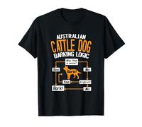 Australian Cattle Dog Barking Logic Funny Dog Lover T-Shirt