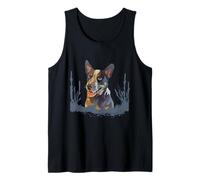 Australian Cattle Dog Blue Heeler Art for Women and Men Tank Top