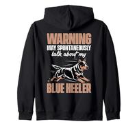 Australian Cattle Dog Blue Heeler Zip Hoodie