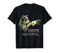 Australian Cattle Dog Dogtrovert Fist Bump T-Shirt