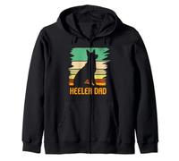 Australian Cattle Dog I Pet I Heeler Dad I Heeler Zip Hoodie