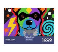 Australian Cattle Dog Jigsaw Puzzle 1000 Pieces Gift Box for Adults Challenging Game Pet Dog Stress Relief Decorative Poster 70x50cm/1000pcs