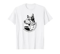 Australian Cattle Dog Portrait Heeler Working Herding Dogs T-Shirt