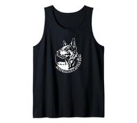 Australian Cattle Dog Portrait Heeler Working Herding Dogs Tank Top