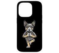 Australian Cattle Dog Puppy Funny ACD Dogs Tree Pose Asana Case for iPhone 14 Pro