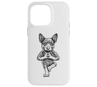 Australian Cattle Dog Puppy Funny ACD Dogs Tree Pose Asana Case for iPhone 14 Pro Max