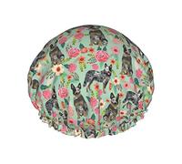 Australian Cattle Dog Shower Caps Multi-Purpose Elastic Bath Cap Waterproof Hair Bonnet Caps for Spa/Salon/Home Use/Hotel/Travel