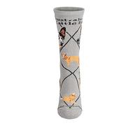 Australian Cattle Dog Socks In Grey (Medium)