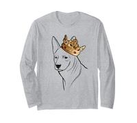 Australian Cattle Dog Wearing Crown Long Sleeve T-Shirt
