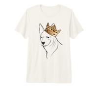 Australian Cattle Dog Wearing Crown Premium T-Shirt