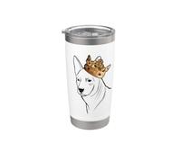 Australian Cattle Dog Wearing Crown Stainless Steel Insulated Tumbler