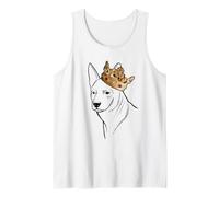 Australian Cattle Dog Wearing Crown Tank Top