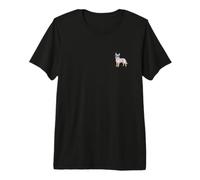 Australian Cattle Dog Womens Cute Watercolor Badge Patch Premium T-Shirt