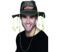 Smiffy's Hat – Australian Zoo Keeper – Green with Corks – Adult