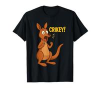 Australian Crikey Slang Funny Surprise Kangaroo Catch Phrase T-Shirt