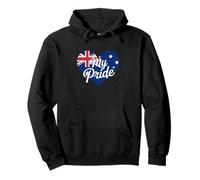 Australian Flag Australia Lover Heart Australia Is My Pride Pullover Hoodie