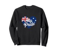 Australian Flag Australia Lover Heart Australia Is My Pride Sweatshirt