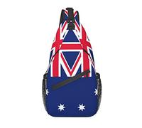 Australian Flag Crossbody Sling Backpack Sling Bag Travel Hiking Chest Bag Daypack